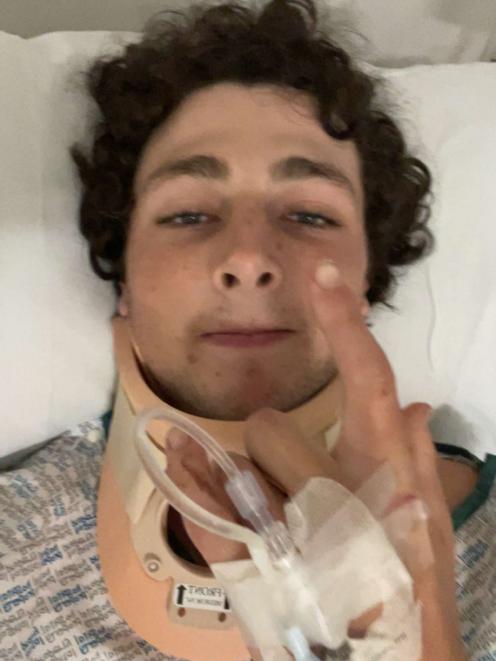 Luke Hickling was in the trauma unit at Christchurch Hospital for three nights following his...