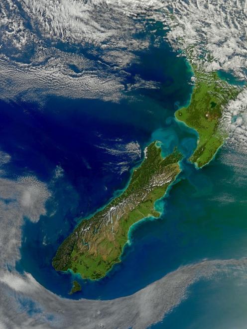 New Zealand Incorporated. PHOTO: NASA