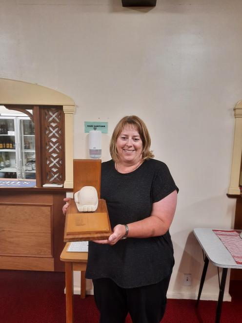 Debs Ruffell became the first woman to take home the Colin Hunter Memorial Trophy.