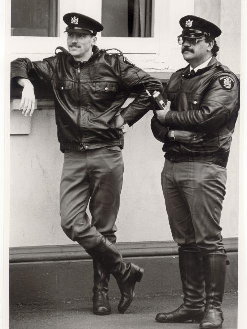 The MoT uniform for bike riders consisted of leather boots and black leather jackets. Photo: Ten...