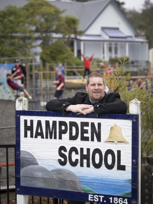 Hampden School principal Matt Hannagan. Photo: Gerard O'Brien