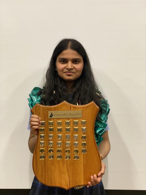 Cromwell College 2024 Dux Agnes Saji.