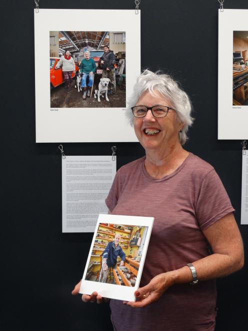 Yvonne Perkins with some of Luggate’s most photogenic residents. PHOTO: MARK PRICE