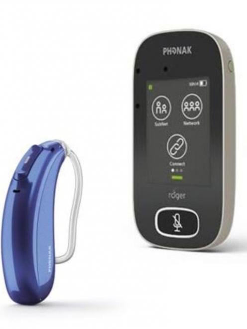 An example of the hearing device issued by the Ministry of Education to Lily. PHOTO: SUPPLIED
...