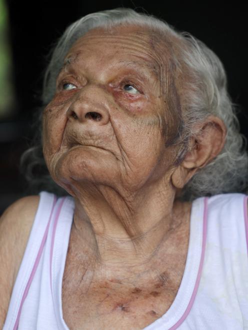 Deolira Gliceria Pedro da Silva lives in Rio and is looked after by her two grand-daughters.