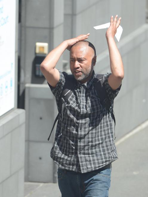 Shane Ngatai was sentenced to 80 hours’ community work on graffiti charges. PHOTO: GREGOR RICHARDSON