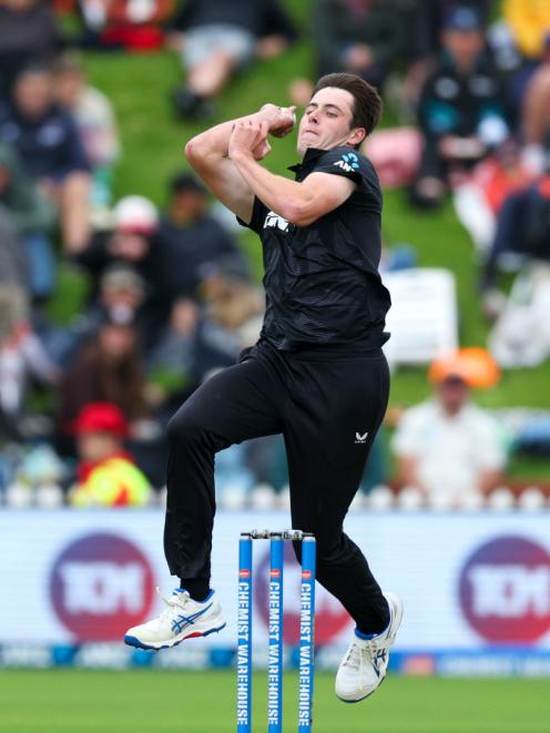 Seamer Will O'Rourke led the way for New Zealand's bowlers. File photo: Getty