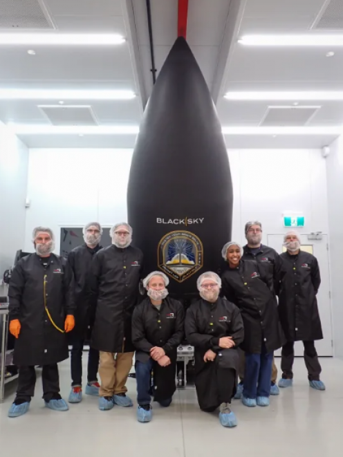 BlackSky's first Gen-3 satellite recently completed encapsulation onto an Electron rocket at...