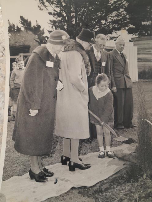 Maheno School pupil Kathrin McNally was aged 5 when she took part in the tree-planting ceremony...