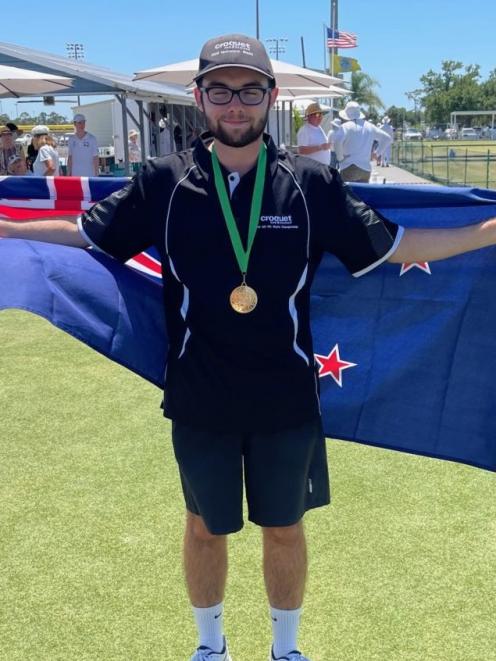 Levi Franks. Photo: Supplied / Croquet New Zealand
