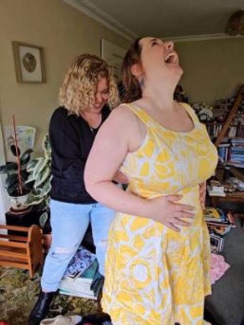 Trina Edwards and Sarah Cragg. Photo: RNZ