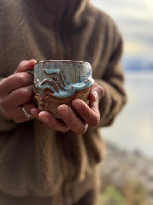 One of Cardus’ sculpted coffee mugs.PHOTO: CARLEE MOULTON