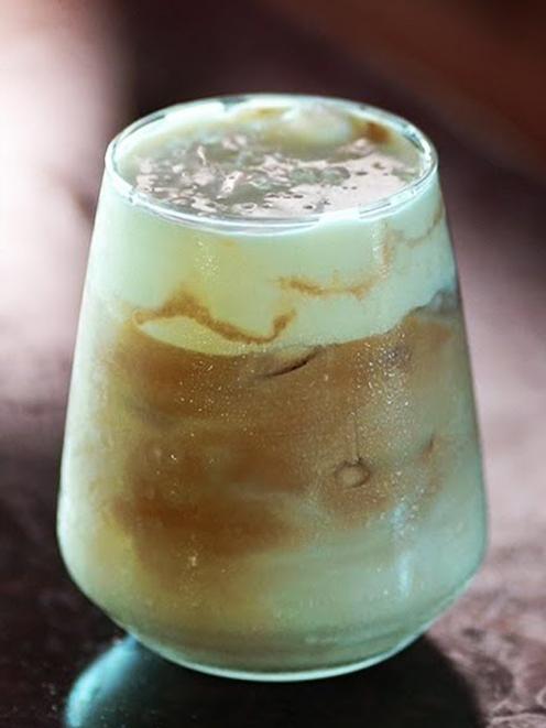 A cream cheese iced latte. PHOTO: YOUTUBE