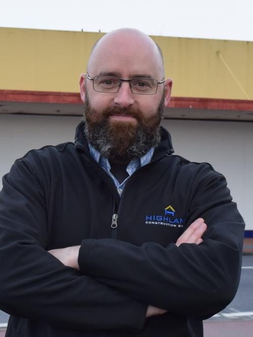 Highland Construction Group director Craig Davidson. PHOTO: SHAWN MCAVINUE