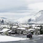 Lake Hayes Estate, Queenstown, yesterday morning. Photos by Guy Williams.