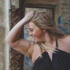 Aspiring plus-size model Cassandra Campbell. Photo: Jo Ruthven 