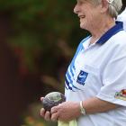 Alice Booth skips the St Clair four in the Dunedin women’s interclub sevens against Forbury Park...