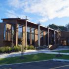 Tamariki play at Te Uru Taumatua, Tuhoe’s headquarters near Whakatane, which runs off solar power...