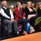Gardening club members from across Otago respond to a roll-call at the Kindred Group Day at the Sargood Centre in Dunedin on Saturday. Photos by Peter McIntosh.