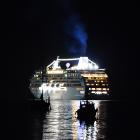  And it’s goodnight from us  ...  Sirena leaves Port Chalmers last night, signalling the end of...
