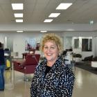 Ali Keast, of New Zealand Blood Service, oversees the setting up of equipment at the Dunedin Blood Donor Centre's new premises. Photo: Peter McIntosh.