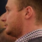 Dylan Kinnaird (25) in the Dunedin District Court yesterday.PHOTO: ROB KIDD
