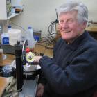 Denis Litchfield gets ready for his next project in his Alexandra workshop. Photos: Pam Jones...