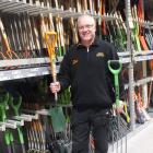 Craig Campbell with a sturdy fork and spade, his top two essential garden tools. Photos: Gillian...