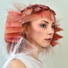 Katherine Fowler sports a creation designed by Klone Hair’s Danelle Radel. Photos: Gregor Richardson