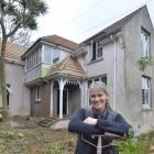 Melanie Kerr takes a breather outside the Tolcarne Ave home she is renovating. Photos: Gerard O...