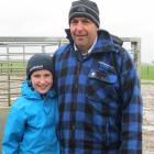 Kaeley Young (11) and her dad Brian, both of Gore, enjoyed finding out what was going on at the Southern Dairy Hub during its recent field day. Photos: Yvonne O'Hara