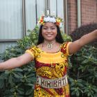 Teemam Tamwennang (14) represents Kiribati during the Multicultural Fashion Show in Invercargill. Photos: Luisa Girao