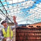 Extensive work on the roof of the Dunedin Railway Station will make sure water is kept out while...