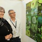 Rangiora Photographic Society presidents Lisa Carter and David Woodcock (immediate past president...