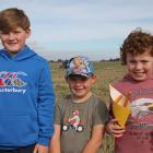 Adam Woodhead (9), Max McLeod (5) and Samuel Booth (8), from Otago and Southland.