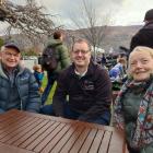 Murray and Doreen Peter, of Wānaka, with son Nathan, of Christchurch.