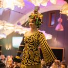 Hawke’s Bay designer Laurel Judd's avante garde entry Gold Medusa is modelled on the catwalk at...