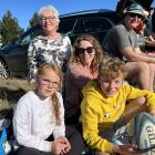 Charlee, 9, Colleen, Claire and Billy Cockburn, 11, and Aidan Reilly, all of Omakau. PHOTOS:...