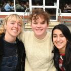 Emma Gentry, 19, Ivy Mitchell, 18, and Saamya Gulati, 18. PHOTOS: LINDA ROBERTSON