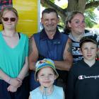 The Carline family, of Balclutha (clockwise from left) Ayla, 13, David, Jay, Tyler, 12, and Dean...