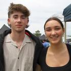 Lochie Still, 18, and Talent Quest singer Indy Ivamy, 17, both of Dunedin. PHOTOS: NICK BROOK