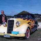 Pre 49 Nationals event organiser Brian Ward proudly displays his wife’s 1936 Ford Roadster....