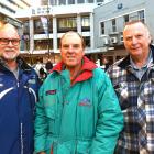 Peter McCabe, of Dunedin, Alan Warren, of Alexandra, and Mark McCabe, of Perth. PHOTOS: LINDA...