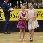 Aliyah Honnery, 6, and Kyla Maniapoto, 10, both of West Gore School.