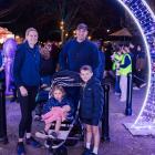 Ryan and Kimberley Dynes with their children Jordy, 6, and Maggie, 3, at the event. Photo: Joanne...