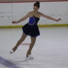 Ice Sports Southland skater Amelia Hodge-Thomas, 11, of Edendale, performs her routine during the...