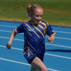 Otago team member Zara Duncan, 9, competes in the Halberg Games South. PHOTOS: PHOTOSPORT NZ/HALBERG