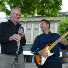 Nick Cornish (left) and David Harrison are looking forward to performing together in the Dunedin...