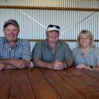 Murray Robertson, of Tapanui, Paul Clement and Phil Clement, both of Merino Downs.
