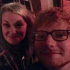 Prized photograph ... Australian Nisse Perry with Ed Sheeran in Queenstown. PHOTO: SUPPLIED